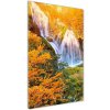 Vertikálny foto obraz sklo tvrdené Vodopád jeseň 50x100 cm