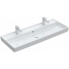 VILLEROY & BOCH - Collaro Dvojumývadlo nábytkové, 120x47 cm, s prepadom, 2 otvory na batériu, alpská biela 4A33C401