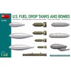 MiniArt U.S. Fuel Drop Tanks and Bombs 1:48