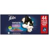 Felix Fantastic hovädzie, kuracie, losos, tuniak v želé 44 x 85 g