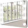 KOZMETICKÉ ZRKADLO VALENTINA ELITE BIELE 80 x 65 cm