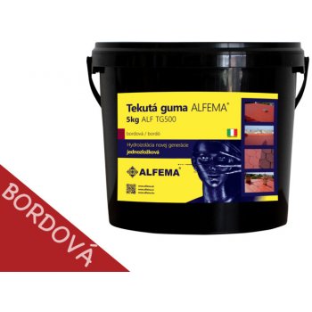 Tekutá guma ALFEMA TG500 bordová 5 kg (NOVÉ BALENIE, PÔVODNÁ RECEPTÚRA!)