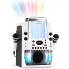 Auna Kara Liquida BT karaoke zariadenie, svetelná show, vodná fontána, bluetooth, biela/sivá farba (MG3-KaraLiquida BTwg)