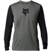 Cyklistický dres FOX Ranger TruDri LS Jersey - Pewter XXL