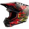 Přilba S-M5 RASH, ALPINESTARS (tmavě šedá/červená fluo, vel. L)