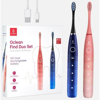 Oclean Find Duo Set Red & Blue