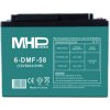 MHPower 6-DMF-58 Trakčná gélová, 12V/58Ah, Terminál D3 - M6, Deep Cycle 6-DMF-58