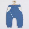 Dojčenské bavlnené tepláčky New Baby The Best grafitové Farba: Modrá, Veľkosť: 62 (3-6m)