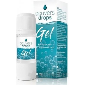 Ocuvers drops Gel očné kvapky na báze hyaluronátu sodného 0,3% 10 ml