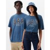 Tričko GAP × Dapper Dan Unisex Modrá M Modrá Modrá