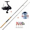Mistrall prívlačový set s trblietkami (prút LAMBERTA XR SPIN 2,70 m 10-30g)