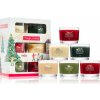 Yankee Candle Christmas Collection Silver Sage & Pine votívna sviečka 37 g + Christmas Cookie votívna sviečka 37 g + Sparkling Cinnamon votívna sviečka 37 g + Red Apple Wreath votívna sviečka 37 g + Y