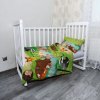 Sablio Mikroplyšové obliečky do detskej postieľky Lesní zvířátka 2 - 130x90 / 40x60