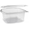 GASTRO 77615 plastová miska hranatá 1500ml s integrovaným viečkom, 18,45 x 19,2 x 8cm, priehľadná