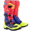 Topánky ALPINESTARS TECH 3 (červená/modrá/žltá fluo/čierna) 44,5