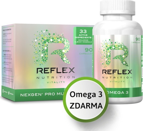 Reflex nutrition Nexgen PRO 90 kapsúl + Omega 3 90 kapsúl od 17,16 € -  Heureka.sk