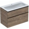 Geberit iCon umývadlo so skrinkou 90 cm orech 502.337.JR.1