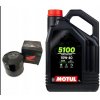 HONDA ORIGINÁL Olejový filter + OLEJ 4L Motul 5100 Honda CBF 600 1000 Hornet