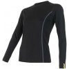 SENSOR MERINO ACTIVE dámske tričko dl.rukáv čierna Veľkosť: L