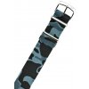 Silikónový remienok Morellato Isarco 5276187.864 M, modrý, maskáčový, NATO