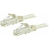 StarTech.com 15m CAT6 Ethernet Cable, 10 Gigabit Snagless RJ45 650MHz 100W PoE Patch Cord, CAT 6 10GbE UTP Network Cable w/Strain Relief, White, Fluke Tested/Wiring is UL Certified/TIA - Category 6 -