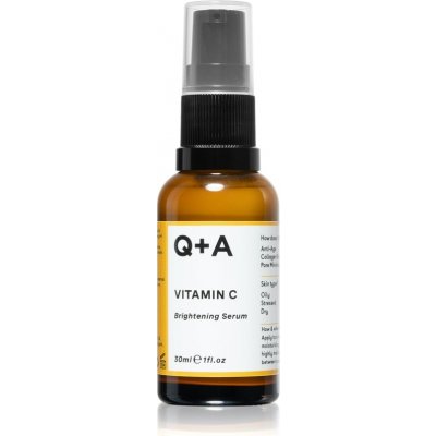 Q+A Vitamin C rozjasňujúce sérum s vitamínom C 30 ml