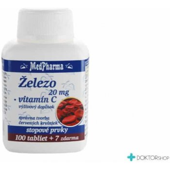 MedPharma ŽELEZO 20 mg + Vit. C 37 tabliet od 2,8 € - Heureka.sk