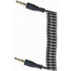 Gembird kábel 3.5 mm jack stereo audio, točený, 1.8 m CCA-405-6