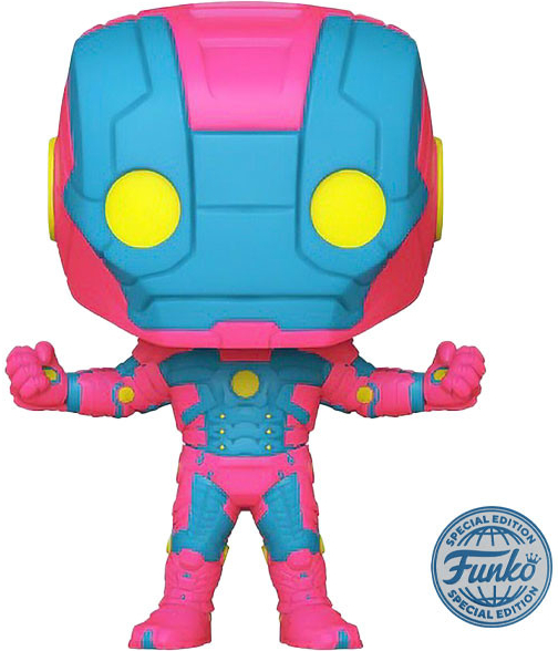 Funko Pop! Marvel The Infinity Saga Iron Man Mark 5 Blacklight Special Edition