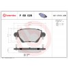 Sada brzdových platničiek kotúčovej brzdy BREMBO P 68 028