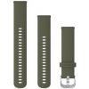 Remienok Garmin náhradní řemínek 20mm zelená / strieborná, 010-12924-11