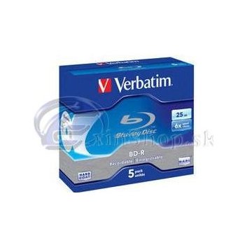 Verbatim BD-R 25GB 6x, 5ks