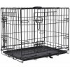 Klietka Dog Fantasy skladacia S 2 dvere 61x43x49cm