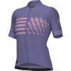 ALÉ Cycling Clothing ALÉ PR-E Play W, Lavender Veľkosť: XL Dámsky cyklistický dres s krátkym rukávom