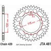 JT Hliníková reťazová rozeta JT JTA 461-51BLK 51T, 420 čierna