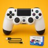 Bezdrôtový gamepad Gioteck VX4 Wireless Biely pre PS4 PC
