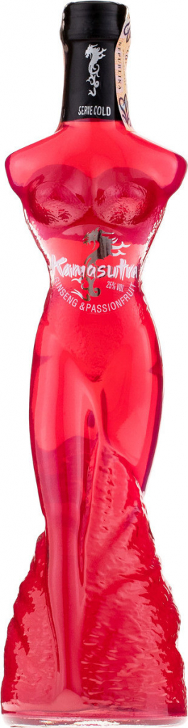 Kamasutra Ženšen & Passionfruit 25% 0,5 l (čistá fľaša)