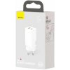 Baseus Travel Charger GaN2 Lite Quick Charger C+U QC 3.0 PD 3.0 65W EU White (CCGAN2L-B02)