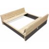 Pískoviště EXIT TOYS Pískoviště XL 136 × 132 cm s krytem (52.05.02.05)