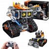 Robot 3v1 s LED kockami, zvuky APP a diaľkové ovládanie, 541 dielikov