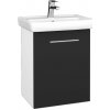 Dreja Kúpeľňová skriňa DOOR SZD 50 - N01 Biela lesk / Úchytka T02 / N03 Graphite / Pravé