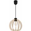Light Home Závesné svietidlo Timber 9, 1x drevené tienidlo, lp