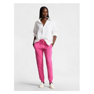 Polo Ralph Lauren teplákové nohavice Mari 211839386032 relaxed fit ružová