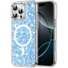 Techsuit Sparkly Glitter MagSafe kryt na iPhone 16 Pro – modrý