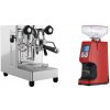 Lelit MaraX3 PL62X3, stainless steel + Eureka Atom 60, ferrari red