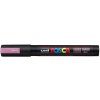 Popisovač akrylový UNI Posca PC-5M metal ružový
