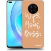 Picasee silikónový čierny obal pre Honor 50 Lite - Boss Mama
