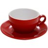Nuovapoint srl Italy Nuova Point Palermo Caffé červené Cappuccino šálky 200 ml + podšálky 6ks