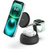 Belkin UltraCharge™ PRO Qi2 25W 3v1 Magnetická nabíječka pro iPhone/Apple Watch/AirPods, tmavě šedá WIZ040kqCH