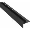 Mexen Line-B odkvapový profil na sklo 120 cm ľavý, čierny - 187004120L